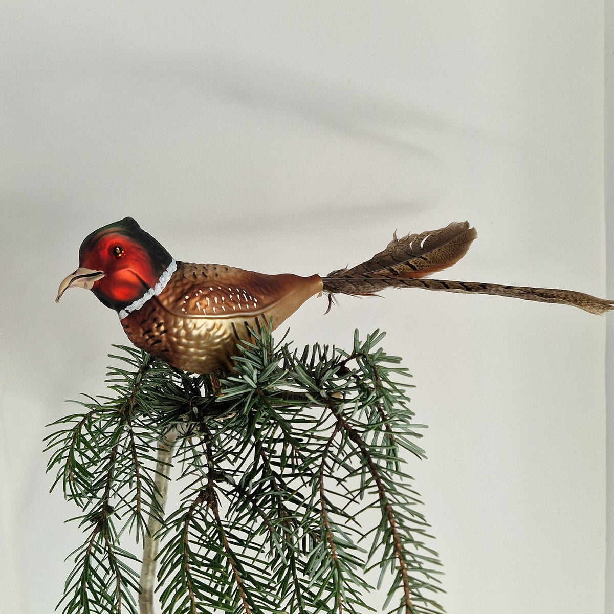 12 cm sittande fasan - Julstämning.se