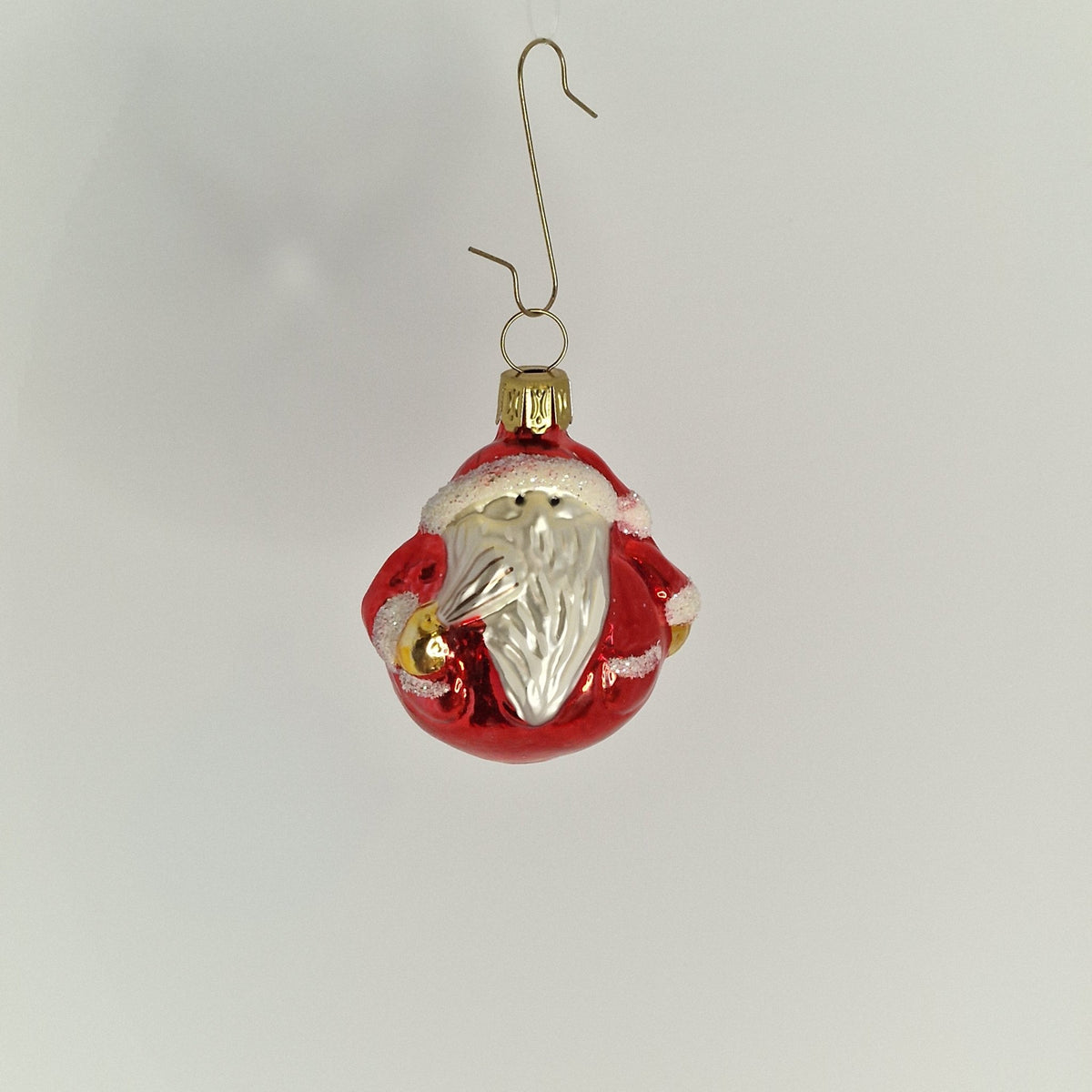 6cm hängade rund tomte - Julstämning.se